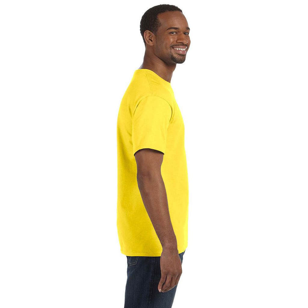 Hanes Unisex Yellow Authentic T-Shirt