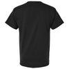 Hanes Unisex Black Essential-T Pocket T-Shirt