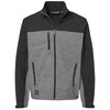 Dri Duck Men's Black Heather/Black Motion Soft Shell Jacket