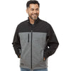 Dri Duck Men's Black Heather/Black Motion Soft Shell Jacket