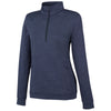 Puma Golf Women's Navy Blazer Cloudspun Rockaway Quarter Zip