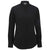 Edwards Women's Black Batiste Banded Collar Shirt