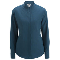 Edwards Women's Caribbean Blue Stand-Up Collar Shirt