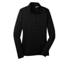 Nike Women's Black Dri-FIT Long Sleeve Stretch Tech Polo