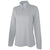 Charles River Women's Light Grey Heathered Eco-Logic Stretch Quarter Zip