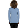 Charles River Women's Royal Blue Heathered Eco-Logic Stretch Quarter Zip