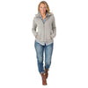 Charles River Women's Light Grey Heather Heathered Fleece Jacket