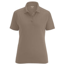 Edwards Women's Silver Tan Snag-Proof Short Sleeve Polo