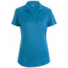 Edwards Women's Marina Blue Mini-Pique Snag Proof Polo