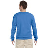 Jerzees Men's Columbia Blue 8 Oz. Nublend Fleece Crew