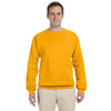 Jerzees Men's Gold 8 Oz. Nublend Fleece Crew