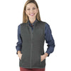 Charles River Women's Charcoal Heather Pacific Heathered Fleece Vest