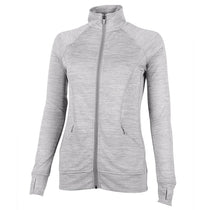 Charles River Women's Space Dye Grey Fitness Jacket