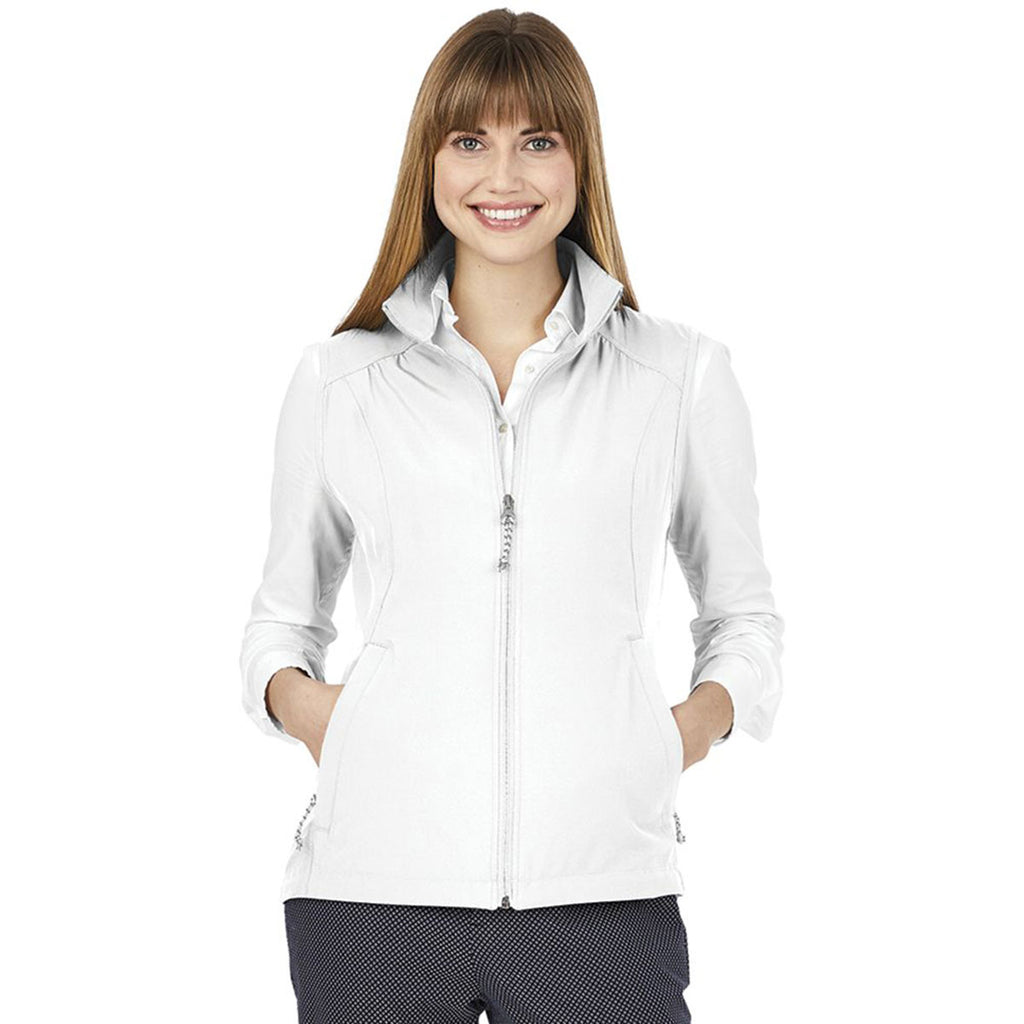 Charles River Women's White Pack-N-Go Vest