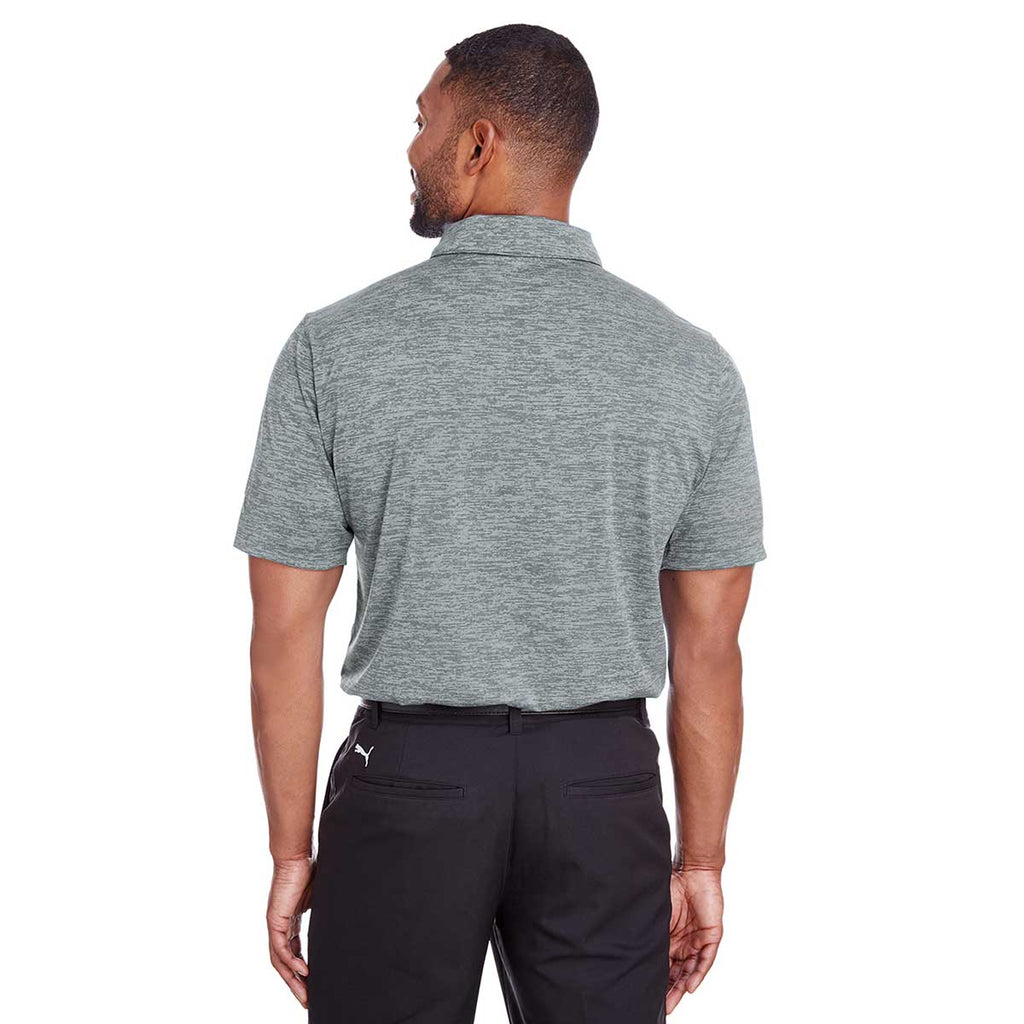 Puma Golf Men's Quiet Shade Icon Heather Polo