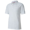 Puma Golf Men's Bright White Signature Pocket Golf Polo