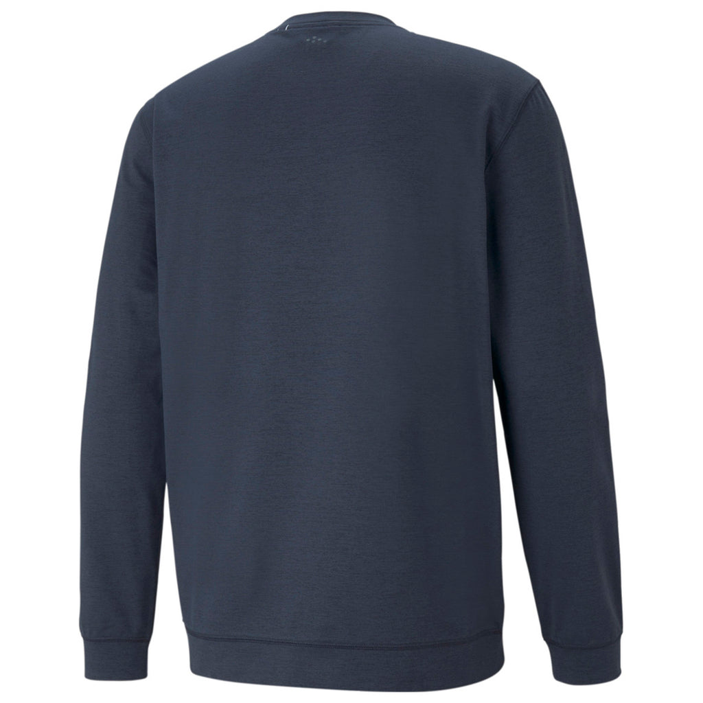 Puma Golf Men's Navy Blazer Cloudspun Golf Crewneck