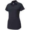 Puma Golf Women's Puma Black Cloudspun Free Golf Polo