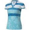 Puma Golf Women's Milky Blue Dye Stripe Golf Polo