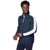 Puma Golf Men's Navy Blazer Heather/Bright White T7 Cloudspum 1/4 Zip