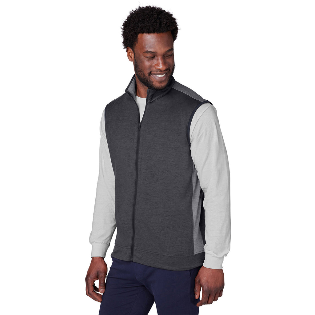 Puma Golf Men's Puma Black Heather/Quiet Shade T7 Cloudspun Vest