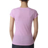 Next Level Women's Lilac Poly/Cotton Short-Sleeve Tee