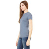 Bella + Canvas Women's Heather Slate Jersey Short-Sleeve T-Shirt