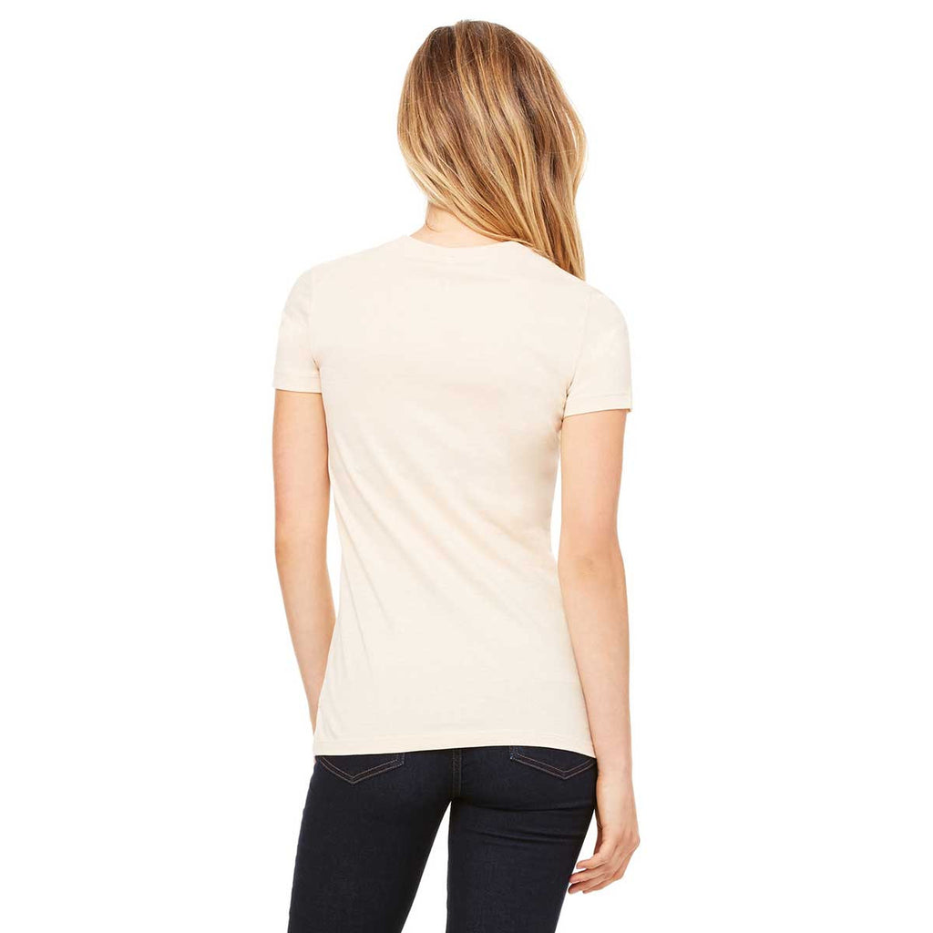 Bella + Canvas Women's Soft Cream Jersey Short-Sleeve T-Shirt