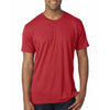 Next Level Men's Vintage Red Triblend Crew Tee