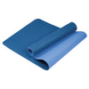 Hit Blue Two Tone Double Layer Yoga Mat