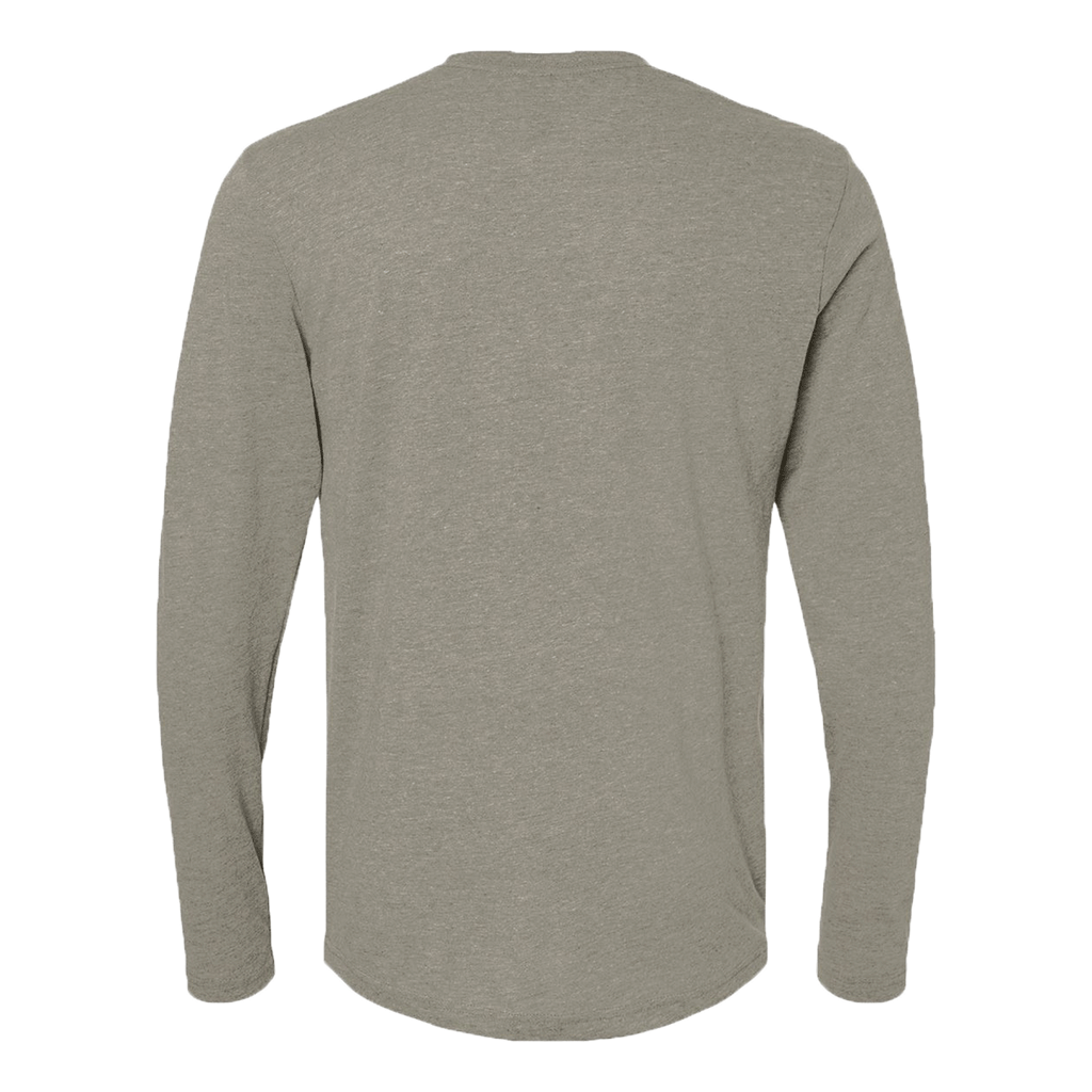 Next Level Men's Venetian Grey Triblend Long-Sleeve Crew Tee