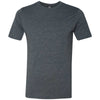 Next Level Men's Antique Denim Poly/Cotton Short-Sleeve Crew Tee