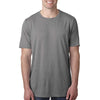 Next Level Men's Ash Poly/Cotton Short-Sleeve Crew Tee