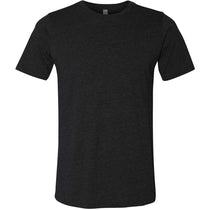 Next Level Men's Black Poly/Cotton Short-Sleeve Crew Tee