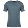 Next Level Men's Indigo Poly/Cotton Short-Sleeve Crew Tee