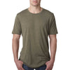 Next Level Men's Sage Poly/Cotton Short-Sleeve Crew Tee