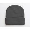 Pacific Headwear Graphite Knit Fold Over Beanie