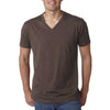 Next Level Men's Espresso Premium CVC V-Neck Tee