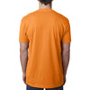 Next Level Men's Orange Premium CVC V-Neck Tee