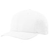 Richardson White Laser Perf R-Flex Adjustable Cap