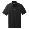 Nike Men's Black Dri-FIT Short Sleeve Vertical Mesh Polo