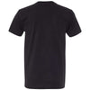 Next Level Men's Black Premium Fitted Sueded Crew