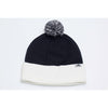 Pacific Headwear Navy/White Loose Fit Pom-Pom Beanie