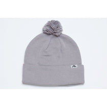 Pacific Headwear Silver Loose Fit Pom-Pom Beanie
