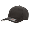 Flexfit Black Wooly Blend 6-Panel Cap