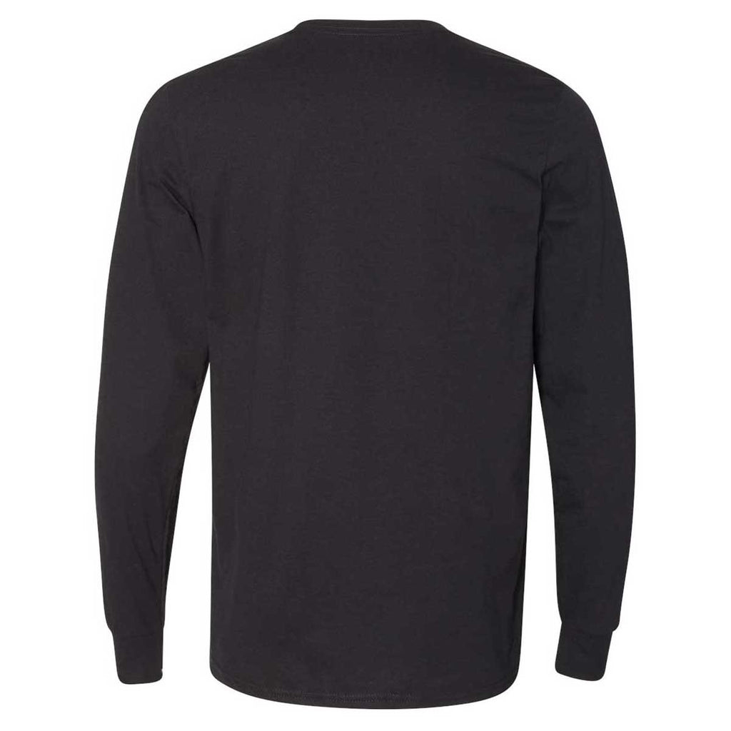 Russell Athletic Men's Black Essential 60/40 Performance Long Sleeve T-Shirt