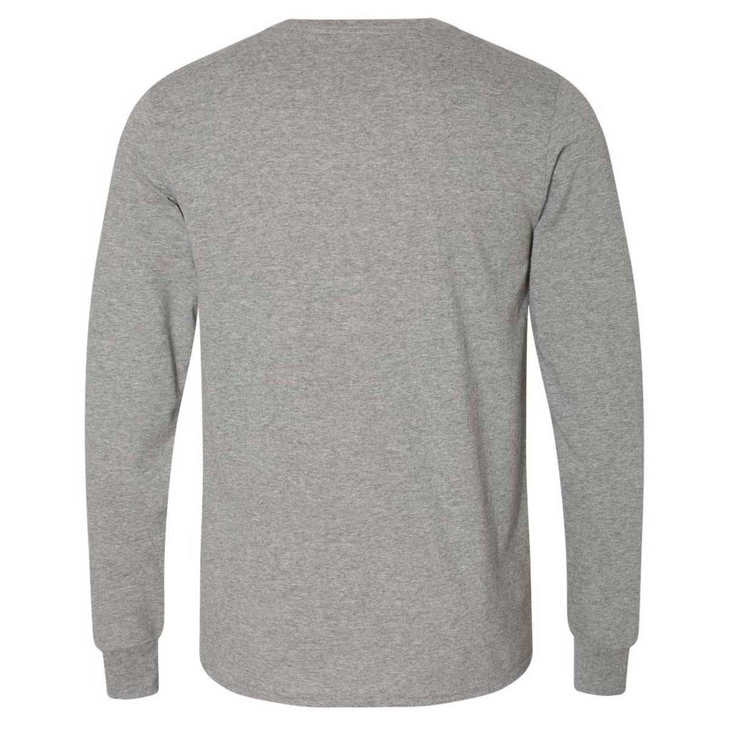 Russell Athletic Men's Oxford Essential 60/40 Performance Long Sleeve T-Shirt