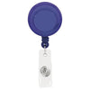 Good Value Translucent Purple Promo Retractable Badge Holder