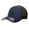 Flexfit Navy 6-Panel Mesh Back Trucker Cap