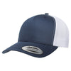 Yupoong Navy/White Adult Retro Trucker Cap